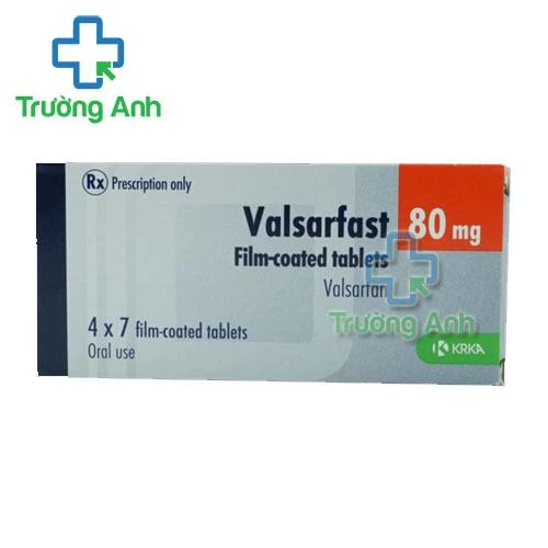 Thuốc Valsarfast 80Mg -  Hộp 4 vỉ x 7 viên