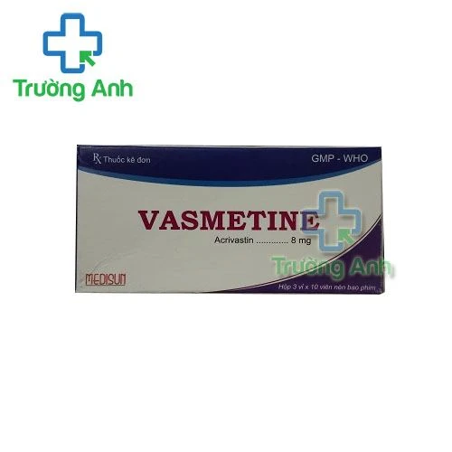Thuốc Vasmetine 8Mg - Hộp 3 vỉ x 10 viên nén bao phim