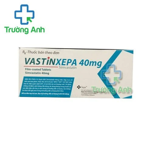 Thuốc Vastinxepa 40Mg - Hộp 3 vỉ x 10 viên
