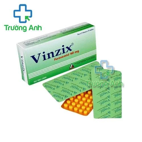 Thuốc Vinzix  40Mg - Hộp 2 vỉ x 50 viên