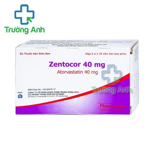 Thuốc Zentocor 40Mg - Pharmathen International S.A 