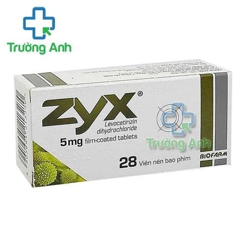Thuốc Zyx 5Mg - Hộp 4 vỉ x  7 viên
