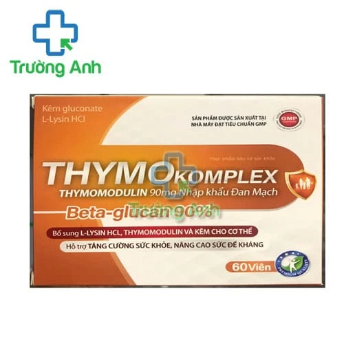 ThymoKomplex Diamond (vỏ cam) - Viên uống tăng cường sức đề kháng, nâng cao sức khoẻ