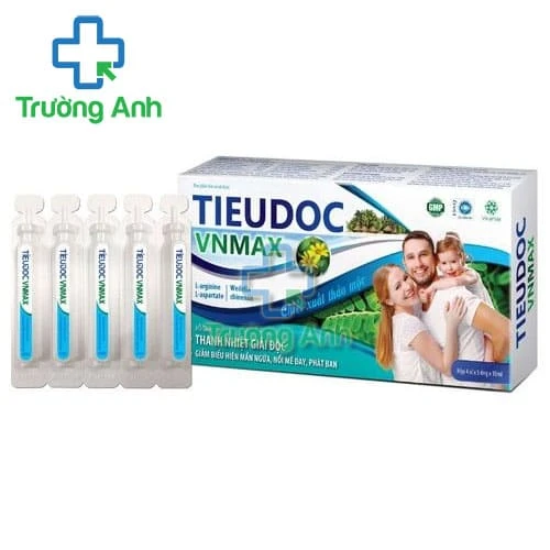 TIEUDOC VNMAX - Hỗ trợ thanh nhiệt giải độc, giảm mề đay mẩm ngứa DP Fusi