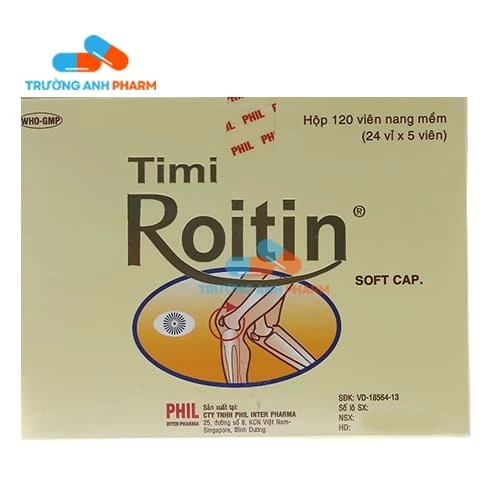 Thuốc Timi Roitin -  Hộp 24 vỉ x 5 viên