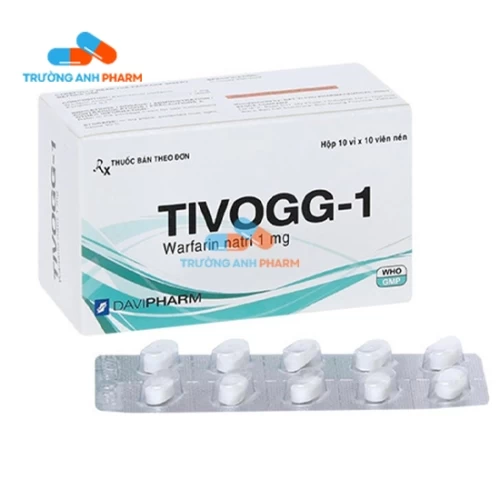 Thuốc Tivogg-1 Mg - Hộp 10 vỉ x 10 viên