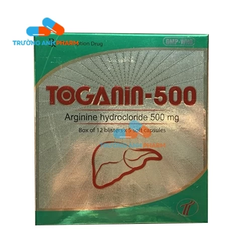 Thuốc Toganin 500Mg - Hộp 12 vỉ x 5 viên