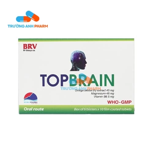 Thuốc Topbrain - Hộp 6 vỉ x 10 viên
