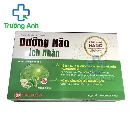 Tpbvsk Dưỡng Não Ích Nhân Nam Dược -  Hộp 2 vỉ x 10 viên