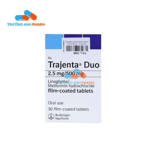 Trajenta Duo 2.5mg/500mg Boehringer Ingelheim - Thuốc điều trị đái tháo đường tuýp II