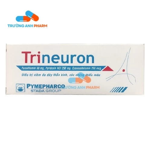 Trineuron Pymepharco - Sản phẩm bổ sung B1, B6, B12 cho cơ thể