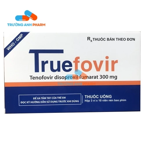 Thuốc Truefovir 300Mg -  Hộp 3 vỉ x 10 viên