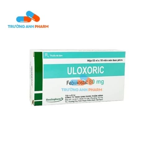 Thuốc Uloxoric 80Mg - Hộp 3 vỉ x 10 viên