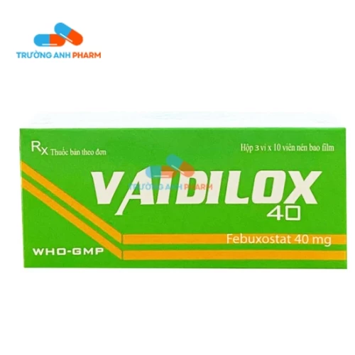 Thuốc Vaidilox 40Mg - Hộp 3 vỉ x 10 viên