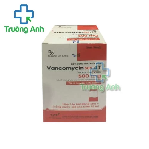 Vancomycin 500 A.T - Thuốc dự phòng nhiễm khuẩn khi phẫu thuật