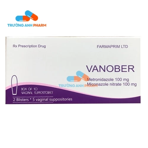 Thuốc Vanober - Hộp 2 vỉ x 5 viên