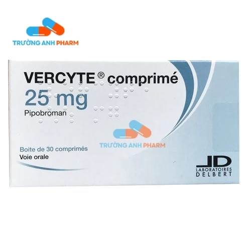 Vercyte 25mg Delbert - Thuốc điều trị đa hồng cầu nguyên phát