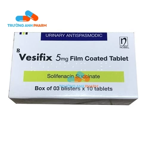 Thuốc Vesifix 5Mg - Hộp 3 vỉ x 10 viên