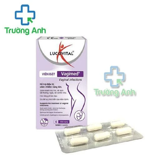 Viên Đặt Lucovital Vagimed - Hộp 6 viên nang