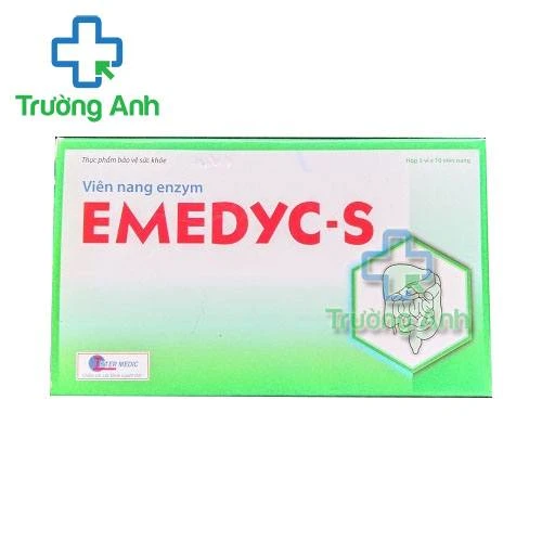 Viên Nang Enzym Emedyc-S - Hộp 3 vỉ x 10 viên