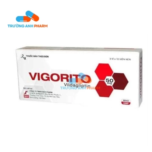 Thuốc Vigorito 50Mg - Hộp 3 vỉ x 10 viên