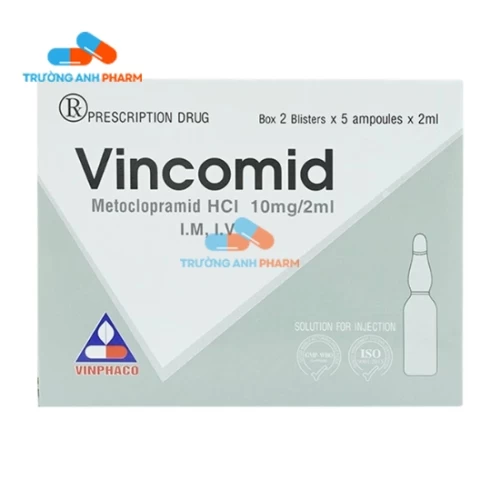 Thuốc Vincomid 10Mg/2Ml - Hộp 12 ống x 2ml
