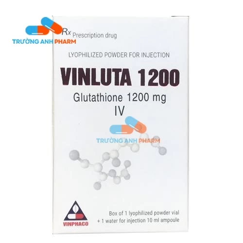 Thuốc Vinluta 1200 -  Hộp 1 lọ + 1 ống nước cất pha tiêm 10ml