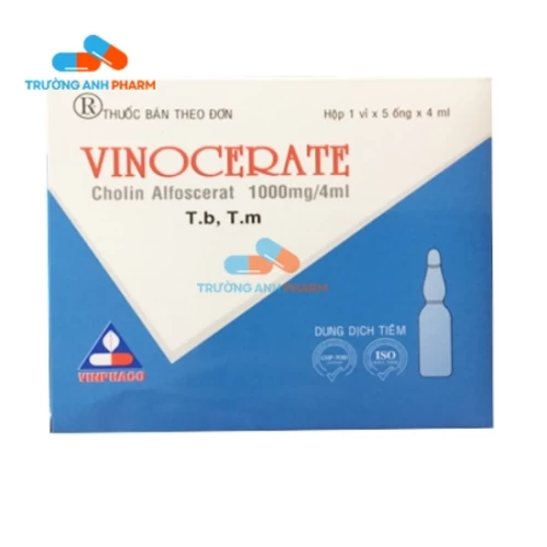 Thuốc Vinocerate -  Hộp 1 vỉ x 5 ống x 4ml