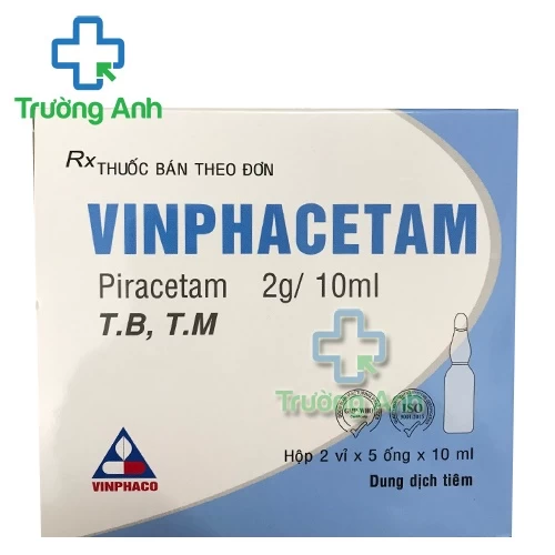 Vinphacetam 2g/10ml Vinphaco - Thuốc điều trị thiếu máu não
