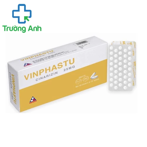 Vinphastu 25mg Vinphaco - Thuốc điều trị rối loạn tiền đình