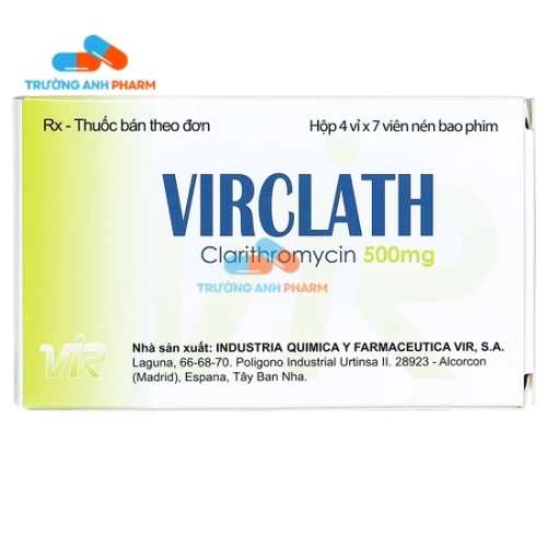 Thuốc Virclath 500Mg - Industria Quimica Y Farmaceutica VIR, S.A 
