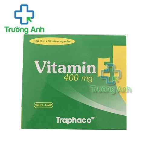 Vitamin E 400Mg Traphaco - Hộp 10 vỉ x 10 viên
