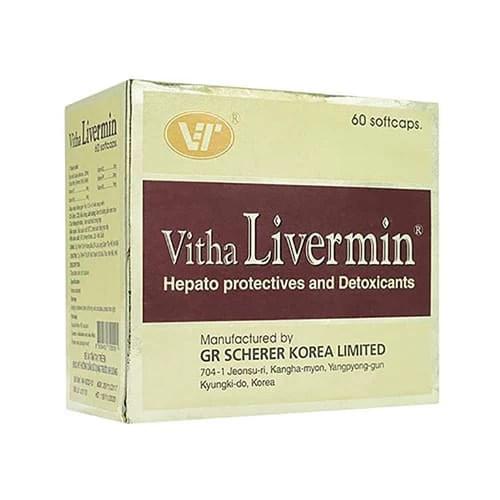Thuốc Vitha Livermin - Hộp 60 viên