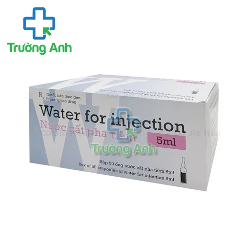 Water for injection 5ml (Nước cất pha tiêm) Pymepharco