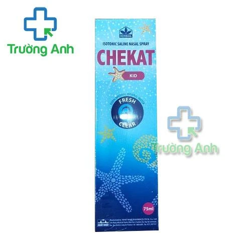 Xịt Rửa Mũi Chekat Kid - Hộp 1 chai 75ml.