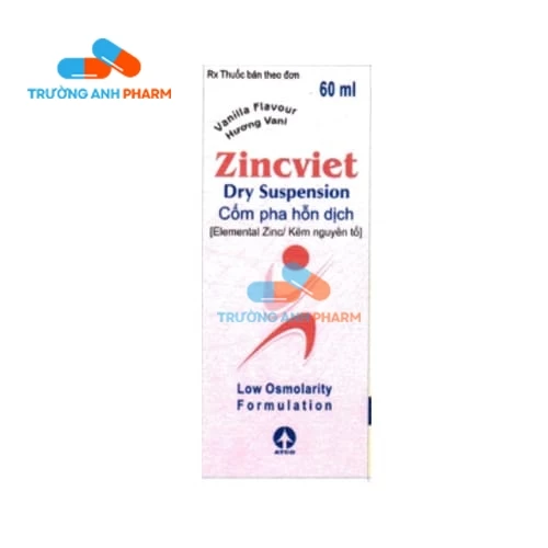 Zincviet 60ml Atco - Thuốc điều trị bệnh tiêu chảy của Pakistan