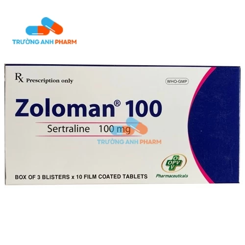 Thuốc Zoloman 100Mg - Hộp 3 vỉ x 10 viên