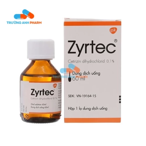 Thuốc Zyrtec -  Hộp 1 lọ 60ml