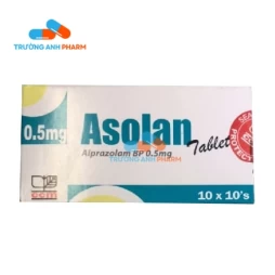 Asolan - Thuốc điều trị lo âu kèm trầm cảm hiệu quả