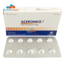 Thuốc Aceronko 1 Mg - Hộp 3 vỉ x 10 viên