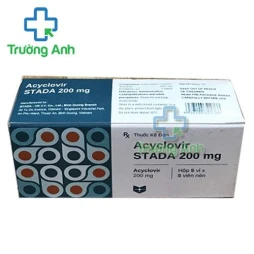 Acyclovir Stada 200Mg - Hộp 5 vỉ x 5 viên nén