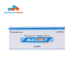 Alcomet 500mg Axon - Thuốc thải trừ ngộ độc rượu của Ấn Độ