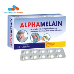 Alpha Melain Santex - Viên uống hỗ trợ  giảm phù nề, chống viêm hiệu quả