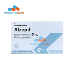 Thuốc Alzepil 5Mg -  Hộp 2 vỉ x 14 viên