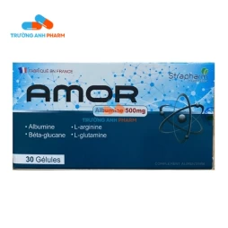 Thực Phẩm Bảo Vệ Sức Khỏe Amor Strapharm - Hộp 2 vỉ x 15 viên