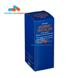 Thuốc Andriol Testocaps 40Mg -  Hộp chứa 3 gói, mỗi gói chứa 1 vỉ x 10 viên nang.