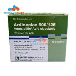 Ardineclav 500/125 Tablets - Laboratorios Reig Jore, S.A 