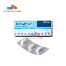 Thuốc Assimicin 500Mg - Hộp 1 vỉ x 3 viên