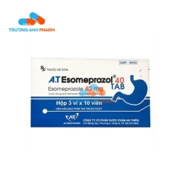 Thuốc A.t Esomeprazol 40 Tab - Công ty Cổ phần Dược phẩm An Thiên