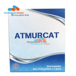 Thuốc Atmurcat 4Mg - Hộp 10 gói, 20 gói x 1gam